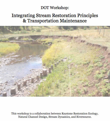 Workshop Integrating Stream Restoration Principles and Transportation Maintenance